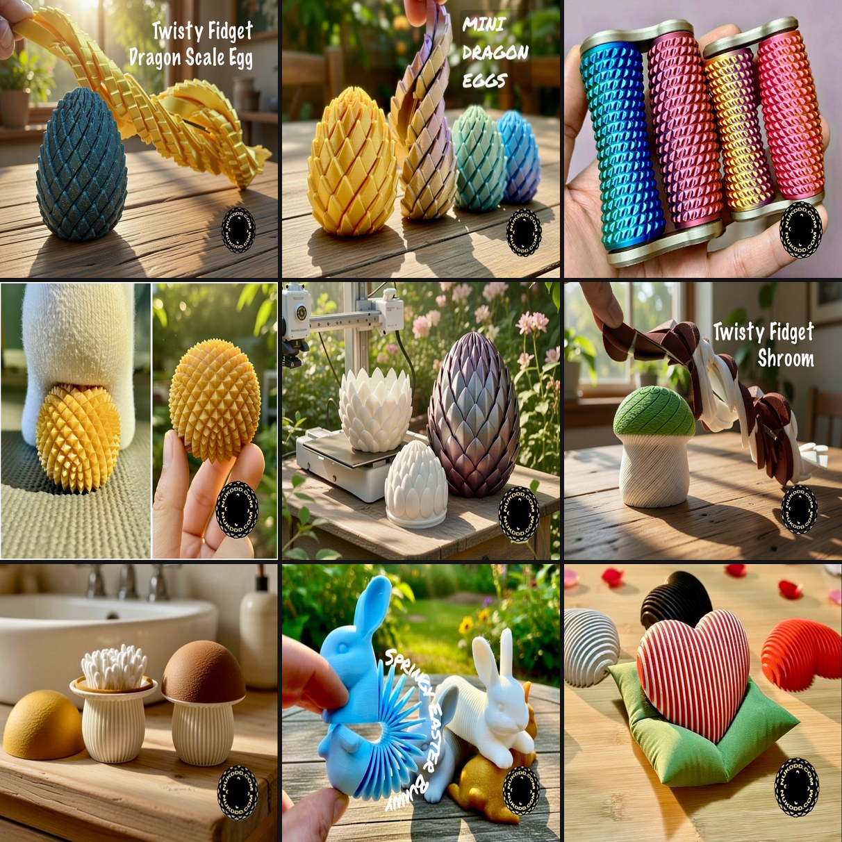 NUKDDD collection collage